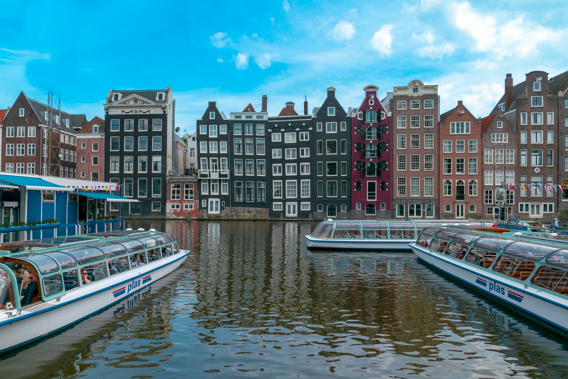Amsterdam Canal and Boats
