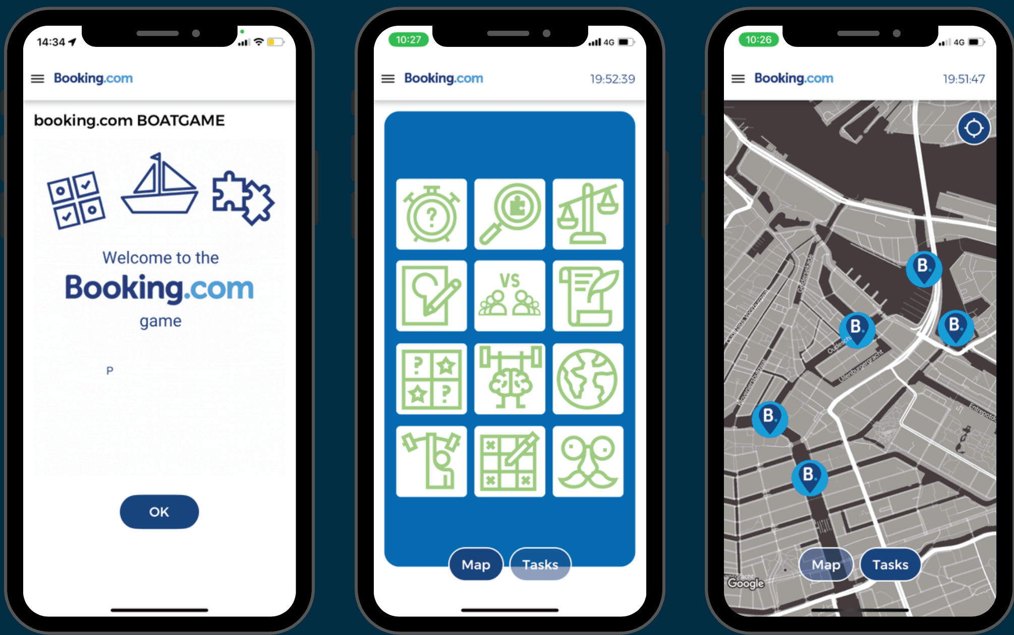 Custom Game – Boottocht Booking.com in Amsterdam